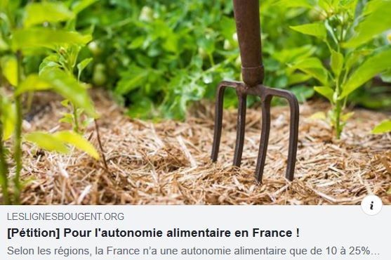 Pour l’autonomie alimentaire en France !