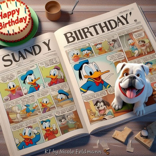 "Happy Birthday Donald"   ...