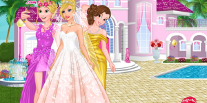 Spiel - Barbie's Wedding Selfie with Princesses