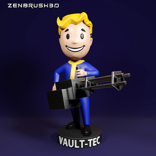 PACK BOBBLEHEAD - FALLOUT  3D Print 526330