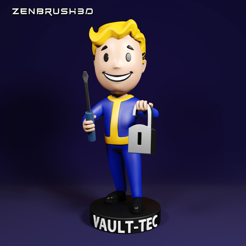 PACK BOBBLEHEAD - FALLOUT  3D Print 526331