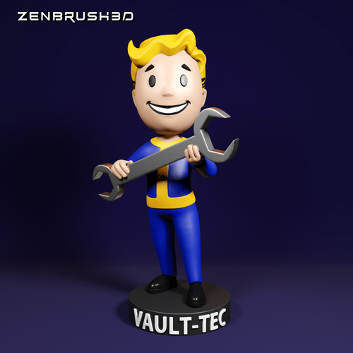 PACK BOBBLEHEAD - FALLOUT  3D Print 526332