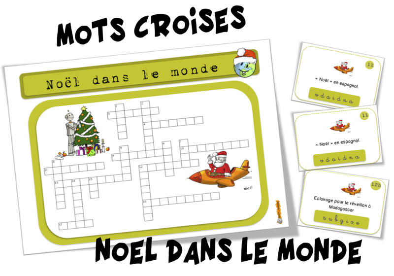 Mots croisés : Noël dans le monde