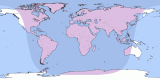 Map of the 20270220 Penumbral Lunar Eclipse