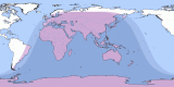 Map of the 20300615 Partial Lunar Eclipse