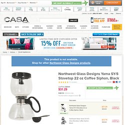 Northwest Glass Yama Stovetop Coffee Siphon
