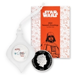 Seasons Greetings-Star Wars-1oz Silver Ornament