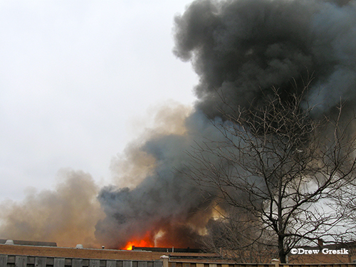 Chicago 4-11 Alarm fire at 2444 W. 21st Street 12-29-12