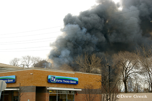 Chicago 4-11 Alarm fire at 2444 W. 21st Street 12-29-12