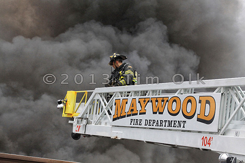 5 alarm massive grocery store fire in Stone Park