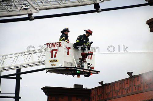 5 alarm massive grocery store fire in Stone Park