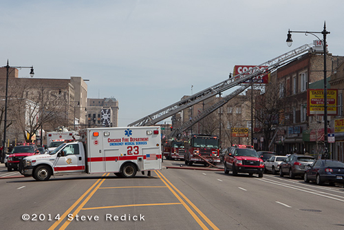 Chicago fire scene