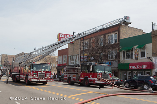 Chicago fire scene