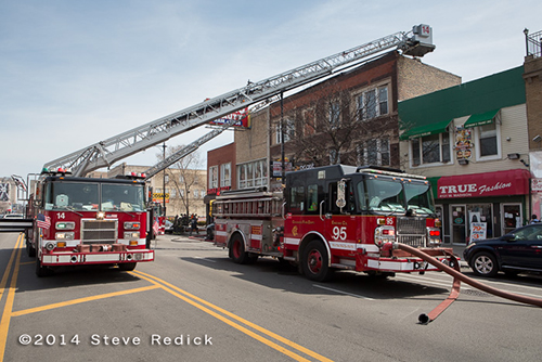 Chicago fire scene