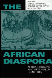 The African Diaspora by Carole Boyce Davies, Ali AlʼAmin Mazrui