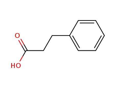 Molecular Structure of 501-52-0 (3-Phenylpropionic acid)