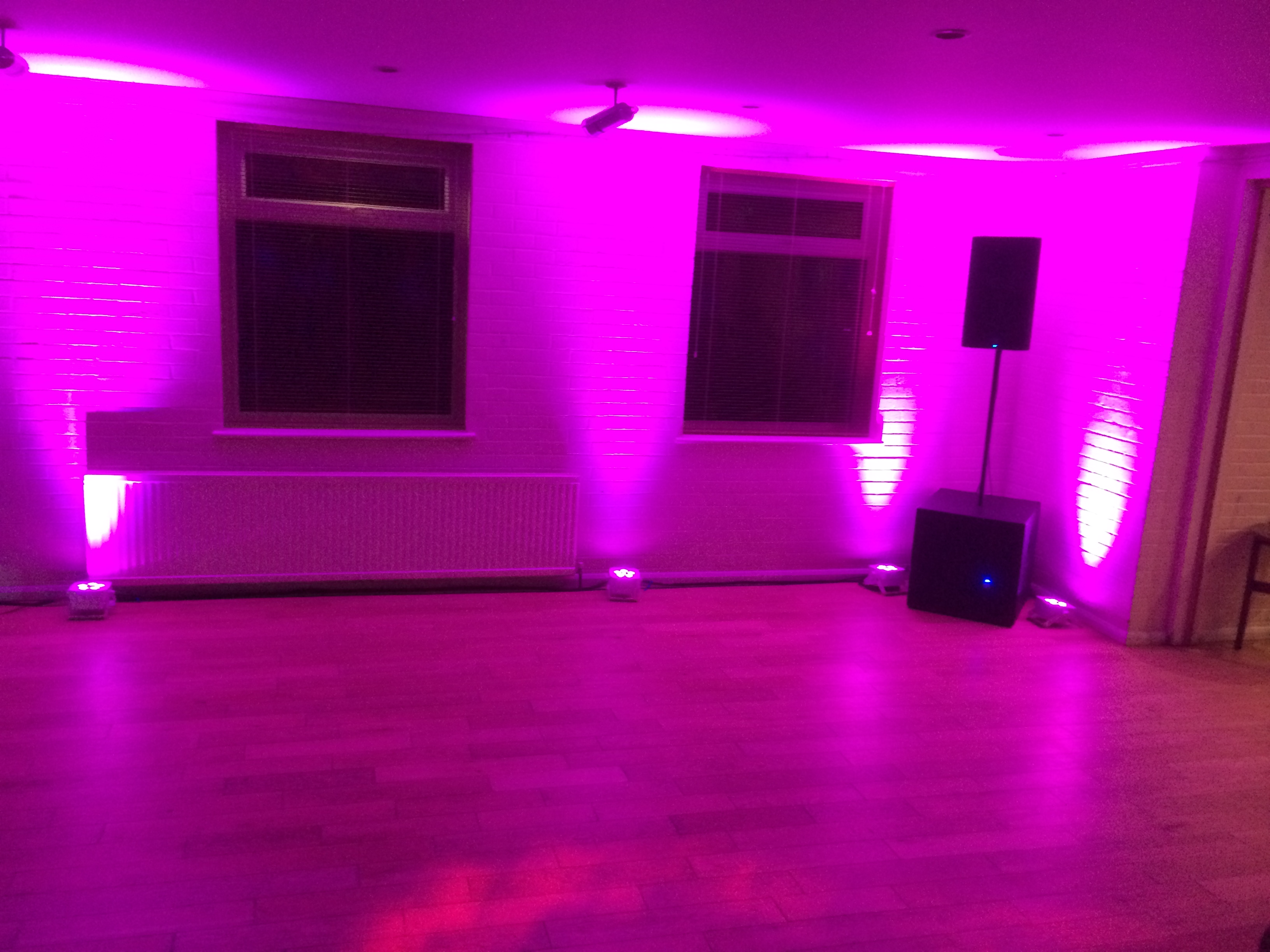 Uplighting By Go-DJ @ Holmer Green Sports Club