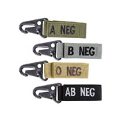 Condor Blood Type Key Chain 4 Pcs-Pack