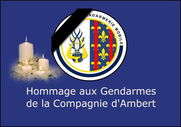 Hommage aux gendarmes d'Ambert 