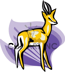 Gazelle Clip Art