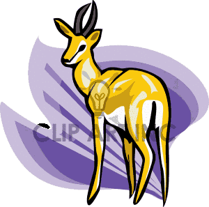 Gazelle Clip Art