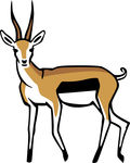 Gazelle Clip Art