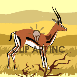 Gazelle Clip Art