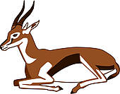 Gazelle Clip Art