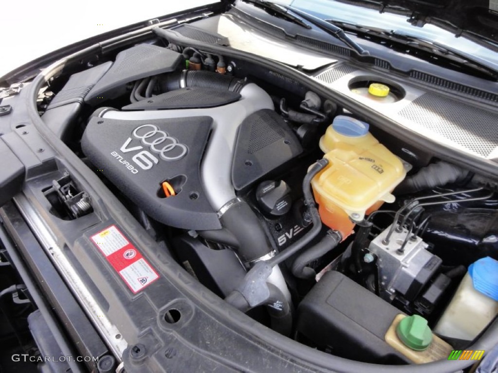 2000 Audi A6 2.7T quattro Sedan 2.7 Liter Twin-Turbocharged DOHC 30-Valve V6 Engine Photo #60073095