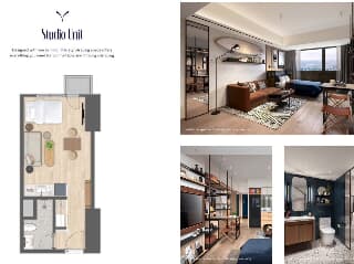 Studio unit Laya by Shangrila in Pasig City