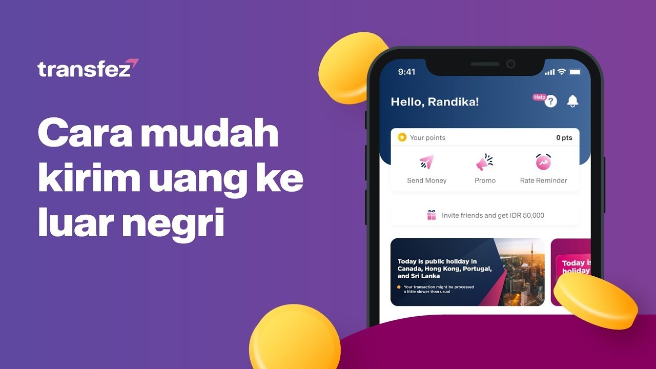 Cara Mudah Kirim Uang Ke Luar Negeri dengan Transfez (Tutorial)