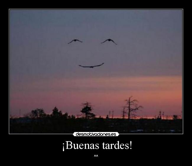 ¡Buenas tardes! - ^^