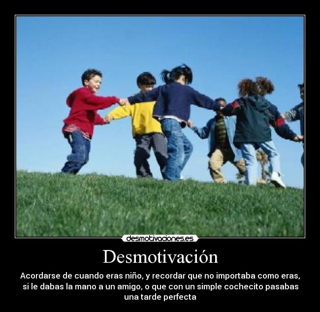 carteles ninez ninos jugando desmotivacion absoluta desmotivaciones