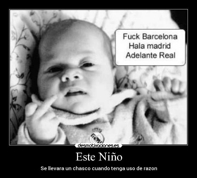 Este Niño - Se llevara un chasco cuando tenga uso de razon
