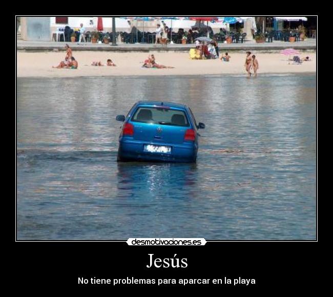 Jesús - No tiene problemas para aparcar en la playa