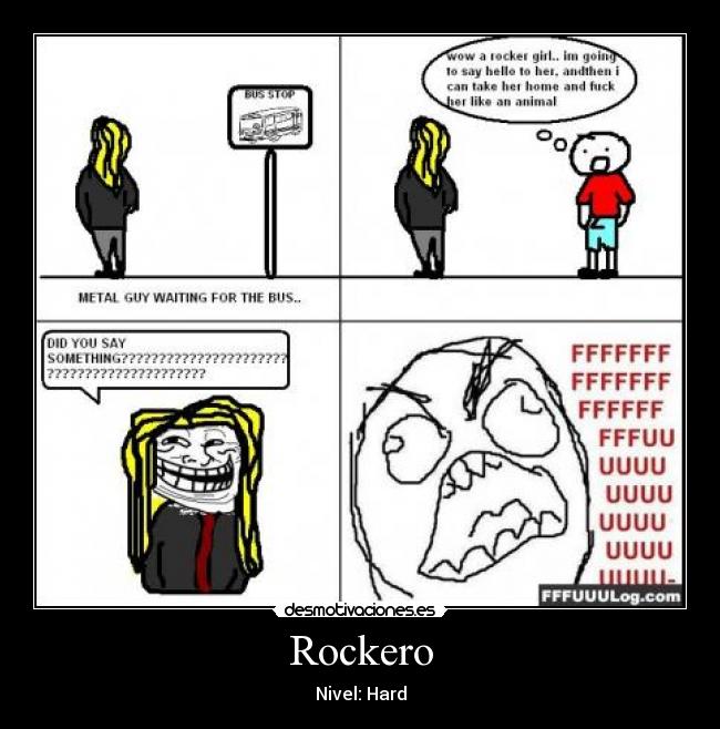 carteles rockero hard desmotivaciones