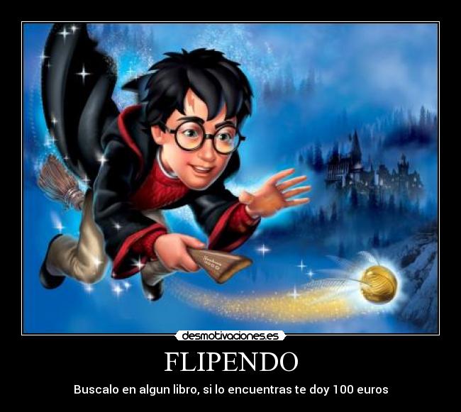 FLIPENDO - Buscalo en algun libro, si lo encuentras te doy 100 euros