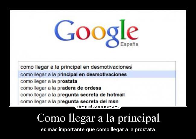 carteles principal google melody desmotivaciones