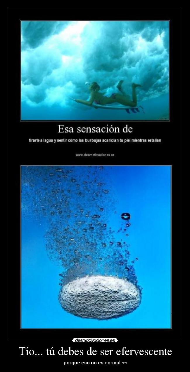 carteles piscina burbujas pastilla loco desmotivaciones