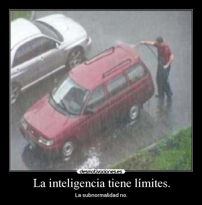 carteles coche lavar lloviendo desmotivaciones