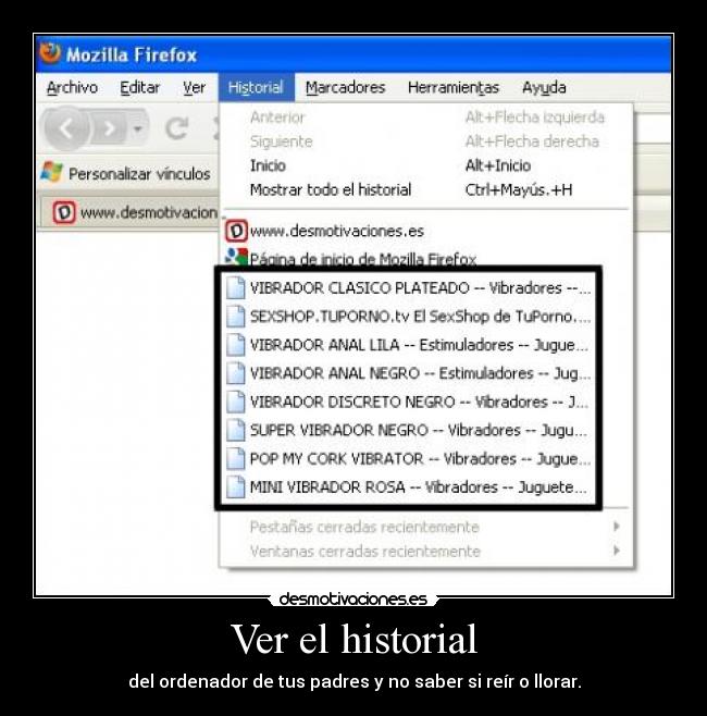 carteles historial desmotivaciones