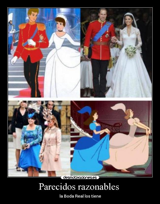 Parecidos razonables  - la Boda Real los tiene