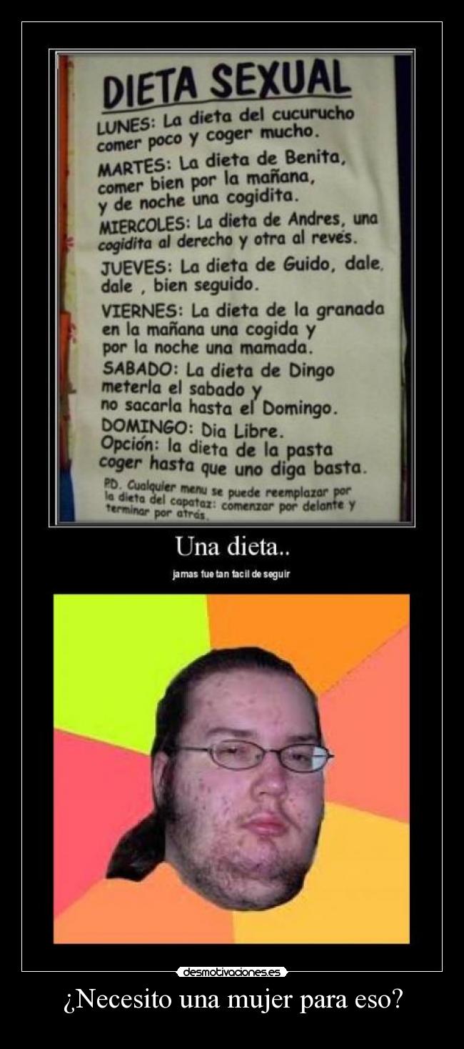 ¿Necesito una mujer para eso? - 