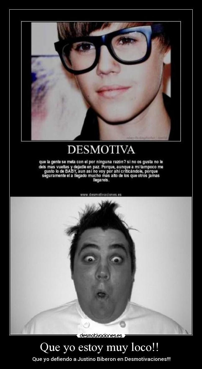 carteles justino biberon loco desmotivaciones