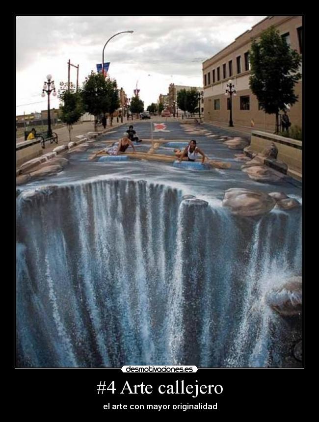 #4 Arte callejero - el arte con mayor originalidad