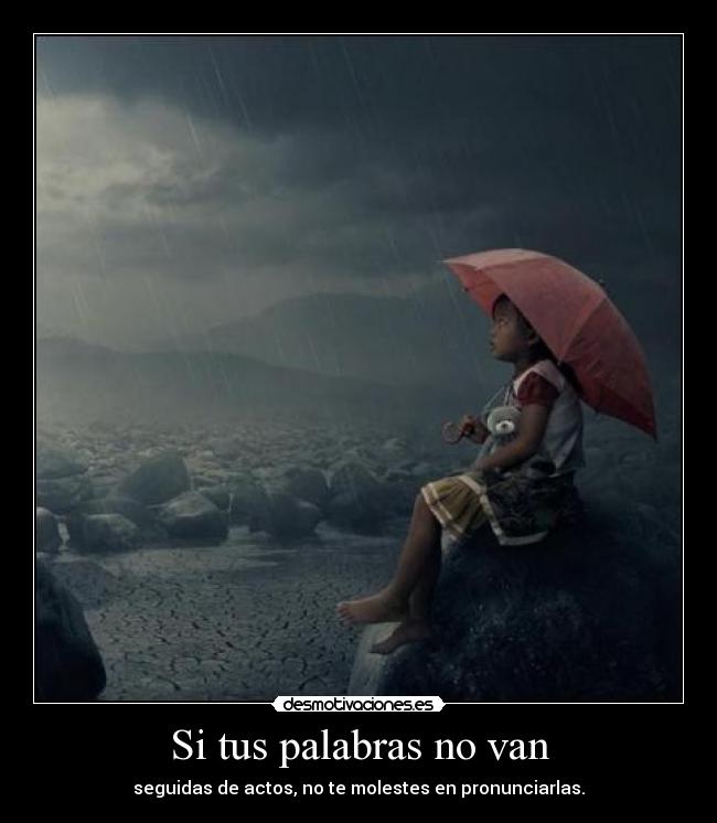 carteles mas actuar menos prometer zorra implakable desmotivaciones