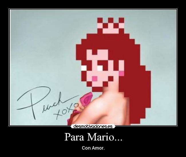 Para Mario... - Con Amor.