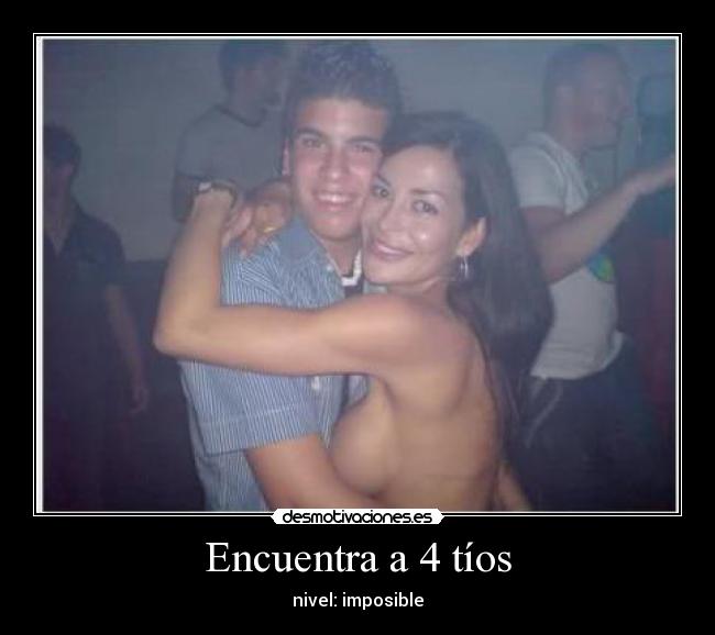 Encuentra a 4 tíos - nivel: imposible