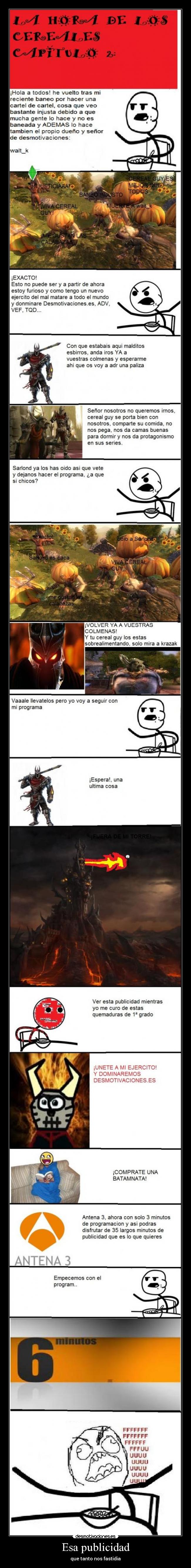 carteles antena sarlond cereal guy fuuu ovrlord walt_k krazak desmotivaciones