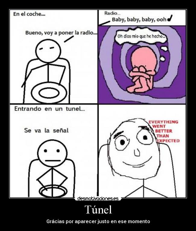 carteles tunel desmotivaciones
